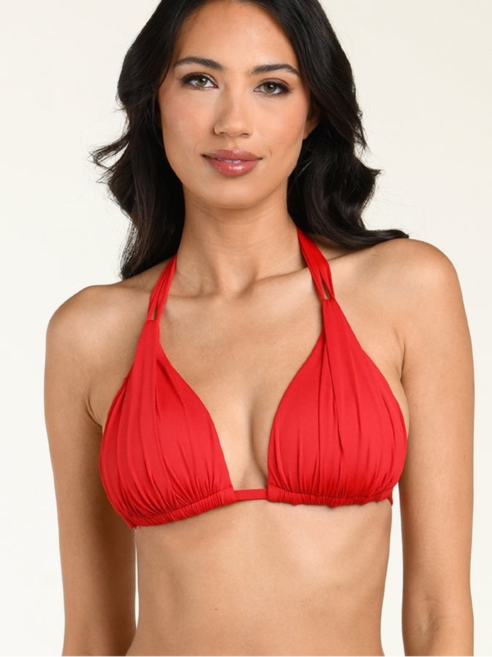 La Blanca Island Goddess Halter Triangle Bikini Top